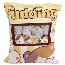 Load image into Gallery viewer, UwU Kitty Kats Pudding Bag Plush (=^-ω-^=)