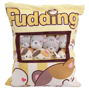 UwU Kitty Kats Pudding Bag Plush (=^-ω-^=)
