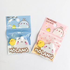 UwU Molang Rabbit & Duck Eraser