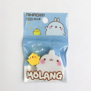 UwU Molang Rabbit & Duck Eraser