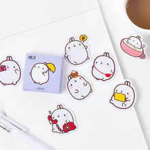 Load image into Gallery viewer, UwU Journal the Bunny 45pc sticker pack
