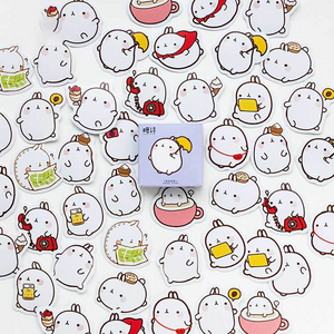 UwU Journal the Bunny 45pc sticker pack