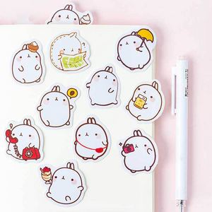 UwU Journal the Bunny 45pc sticker pack