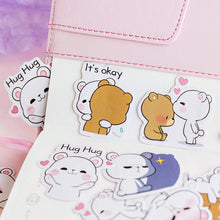 Load image into Gallery viewer, UwU Bear Hug Stickers