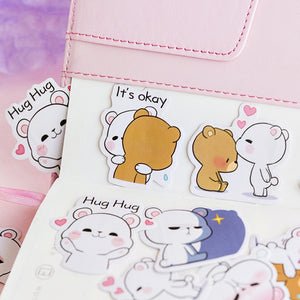 UwU Bear Hug Stickers