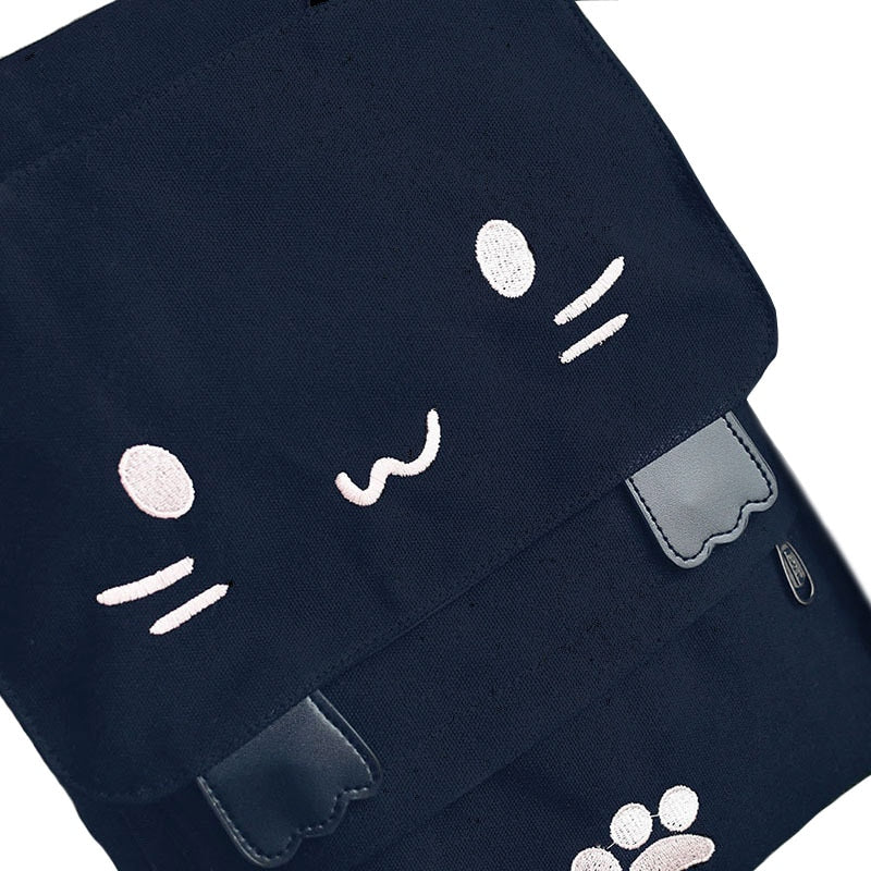 black cat pink backpack comic｜TikTok Search