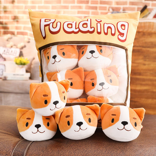 UwU Doggo Pudding Bag Plush ▼・ᴥ・▼