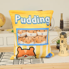 Load image into Gallery viewer, UwU Gerbil Cream Pudding Bag Plush (•̀௰•́ )