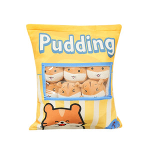 UwU Gerbil Cream Pudding Bag Plush (•̀௰•́ )
