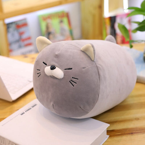 UwU Chonk Gray Cat Plush