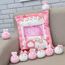 Load image into Gallery viewer, UwU Sakura Bunny Bag Plush