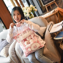Load image into Gallery viewer, UwU Sakura Pig Pudding Bag Plush (´・(oo)・｀✿)
