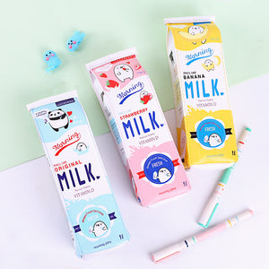 UwU Animal Milk Box Pencil Case